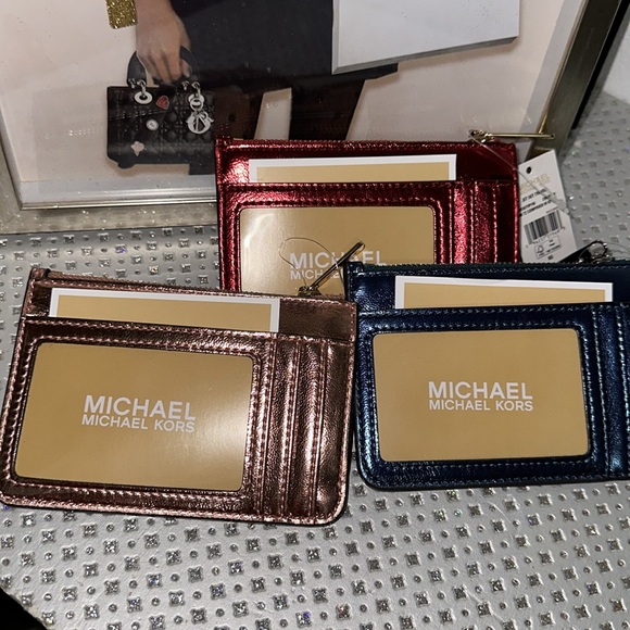 Michael Kors Jet Set Travel Sm Card Holder and Key Chain - Picture 4 of 4